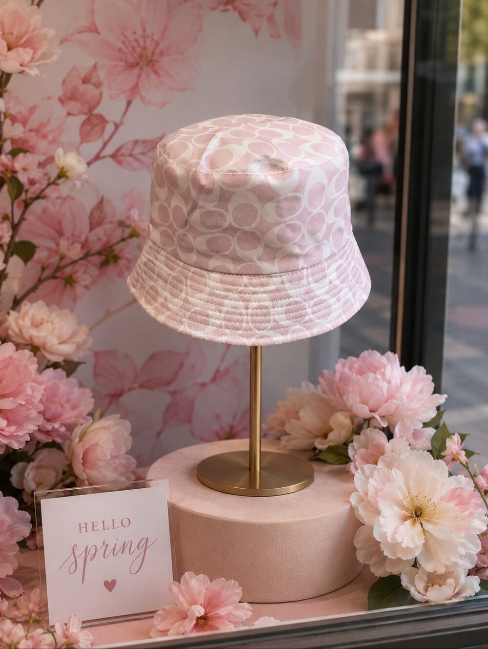 FASHION Monogram Bucket Hat